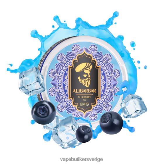 Vape Göteborg - Alibarbar nikotinpåsar mynta 6H426D152