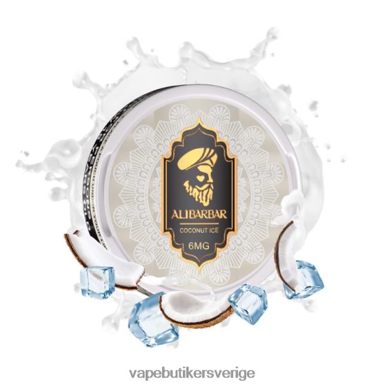 Vape Utan Nikotin - Alibarbar nikotinpåsar kokos is 6H426D146
