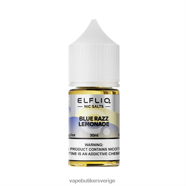 ELFBAR ELFLIQ nic salt 30 ml Blue Razz Lemonade 6VPPT010 Vape Göteborg