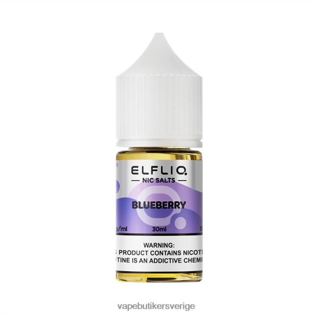 ELFBAR ELFLIQ nic salt 30 ml blåbär 6VPPT011 Vape Sverige