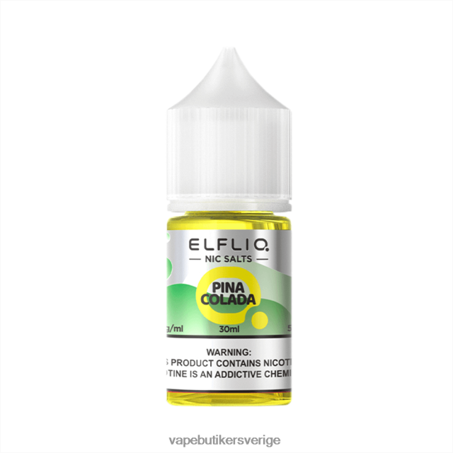 ELFBAR ELFLIQ nic salt 30 ml pina colada 6VPPT023 Vape Smaker