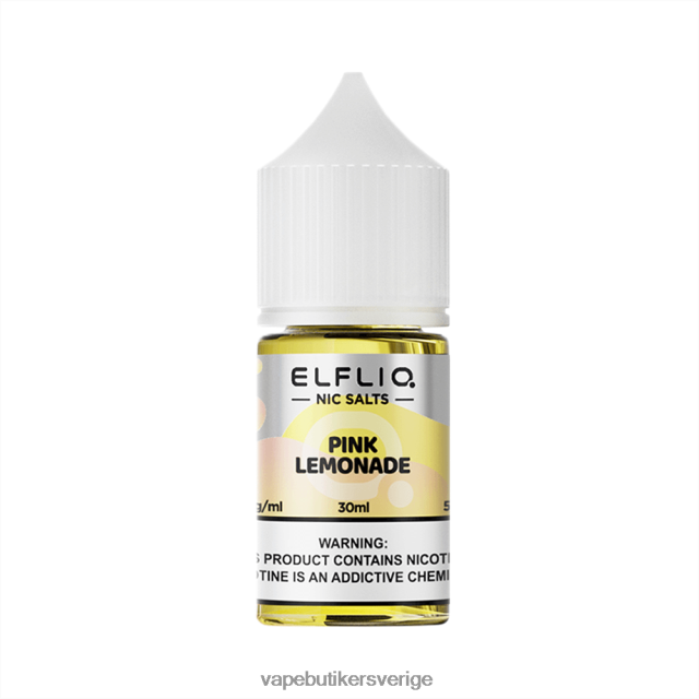 ELFBAR ELFLIQ nic salt 30 ml rosa limonad 6VPPT025 Vape Göteborg