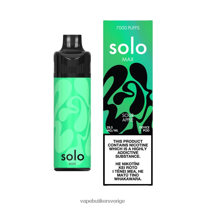 Vape Göteborg - Solo MAX pod kit syrligt äpple DB20T470
