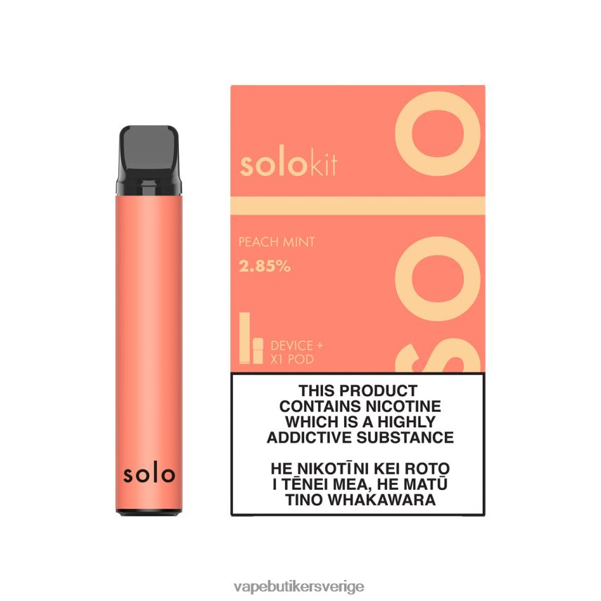 Vape Utan Nikotin - Solo pod kit persika mynta DB20T444
