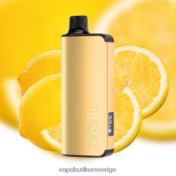 Vape Göteborg - Alibarbar Ingot 20000 engångsvape rosa citron 6H426D40