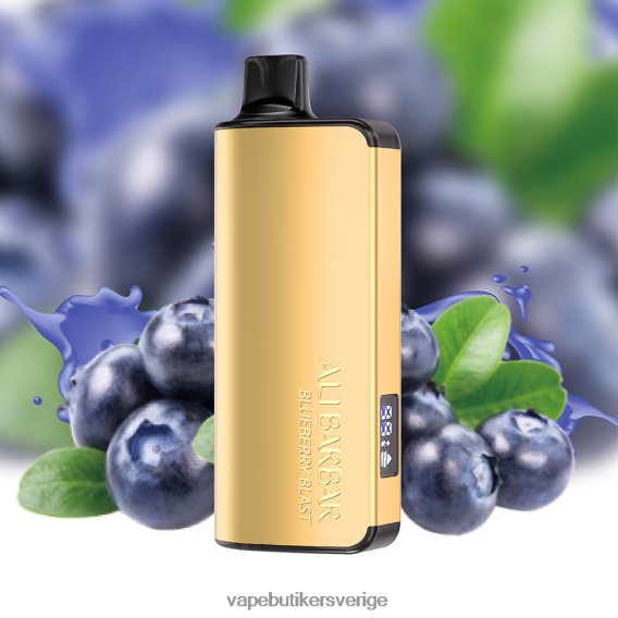 Vape Göteborg - Alibarbar Ingot 9000 engångsvape björnbärs is 6H426D30