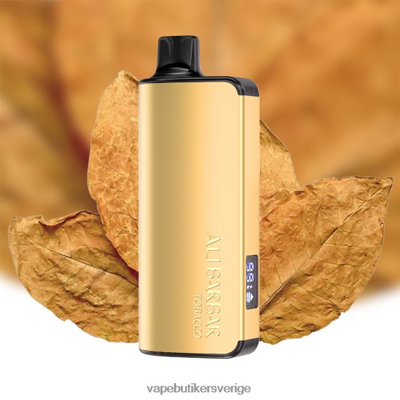 Vape Göteborg - Alibarbar Ingot 9000 engångsvape tobak 6H426D25