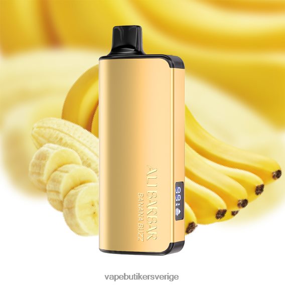 Vape Juice - Alibarbar Ingot 9000 engångsvape banansurr 6H426D27