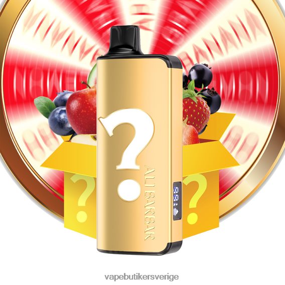 Vape Utan Nikotin - Alibarbar Ingot 9000 engångsvape smak roulette 6H426D19