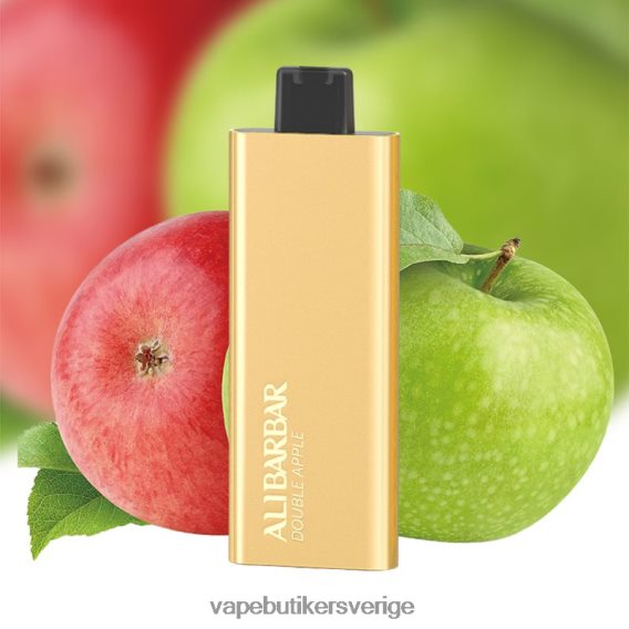 Vape Sverige - Alibarbar Pandora 7000 engångsvape dubbelt äpple 6H426D66