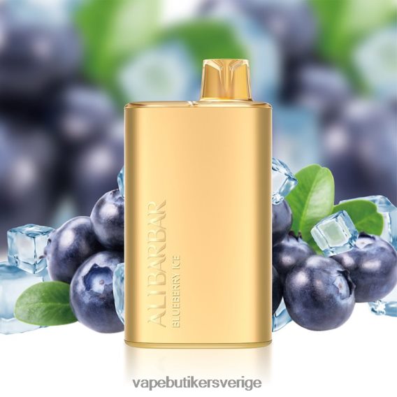 Vape Smaker - Alibarbar Rich 8000 engångsvape blåbärsis 6H426D3