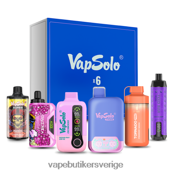 Vape Utan Nikotin - Vapsolo överraskning box set slumpmässiga smaker 6H426D119