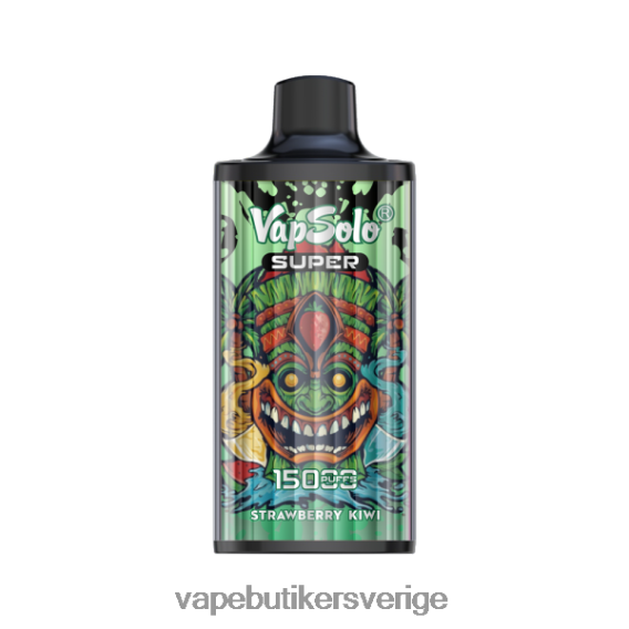 Vape Juice - Vapsolo SUPER engångsvape jordgubbskiwi 6H426D117