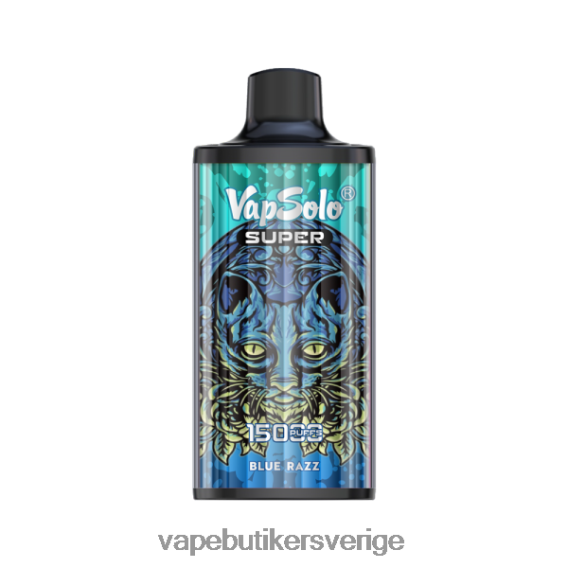 Vape Smaker - Vapsolo SUPER engångsvape blå razz 6H426D108
