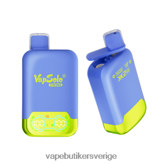 Vape Göteborg - Vapsolo TWINS engångsvape blå razz lemonad & citronlime 6H426D120