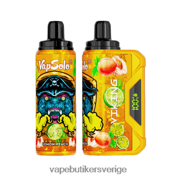 Vape Göteborg - Vapsolo VIKING engångsvape citron persika 6H426D135