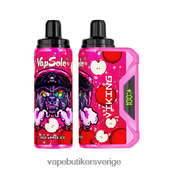 Vape Sverige - Vapsolo VIKING engångsvape röd äppelis 6H426D136