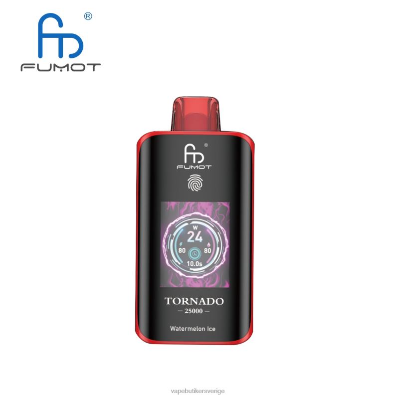 Vape Juice - Fumot Tornado 25000 engångsvape vattenmelon is ZV22D12