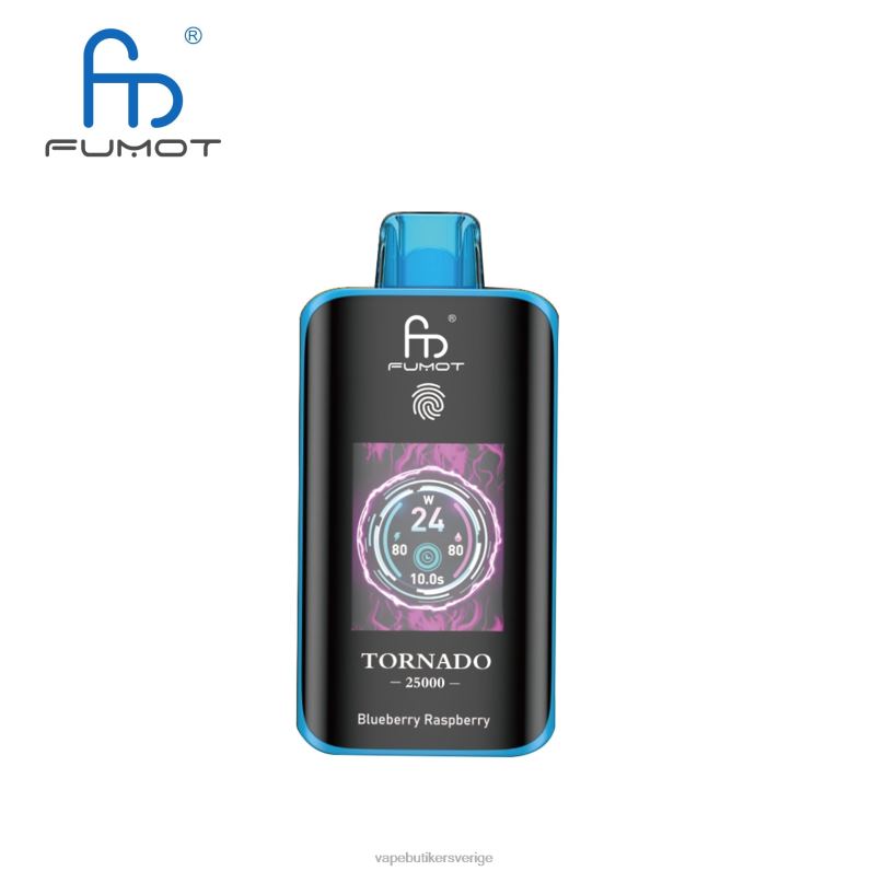 Vape Smaker - Fumot Tornado 25000 engångsvape blåbärshallon ZV22D3