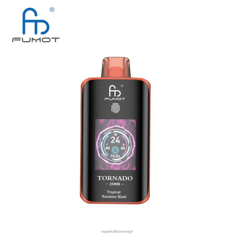 Vape Smaker - Fumot Tornado 25000 engångsvape tropisk regnbågsexplosion ZV22D13