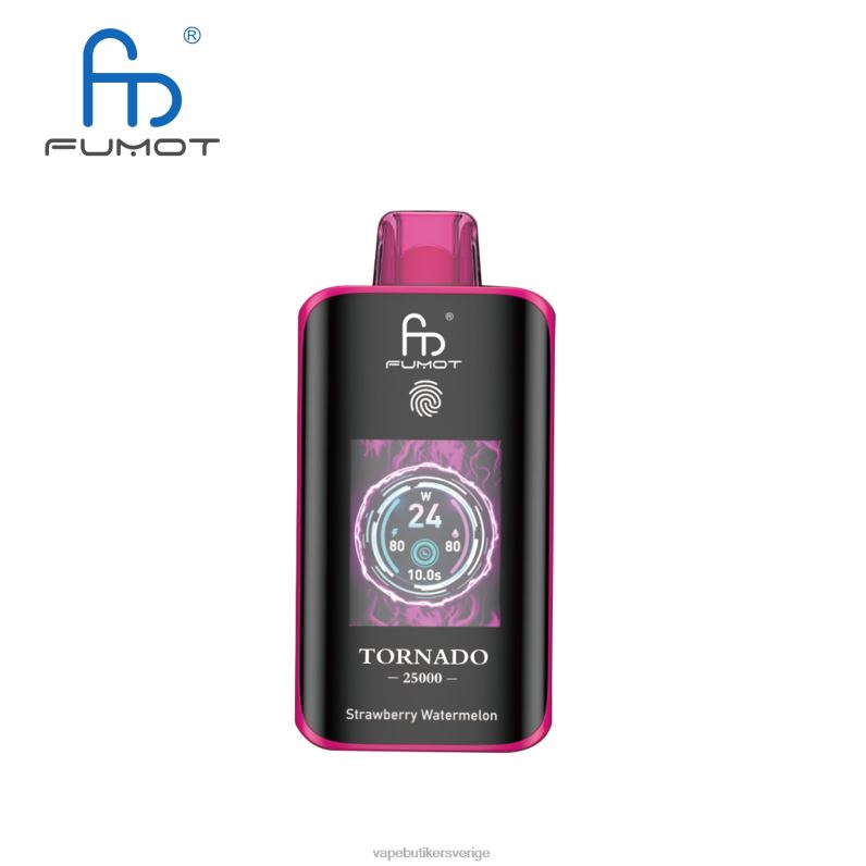 Vape Sverige - Fumot Tornado 25000 engångsvape jordgubbsvattenmelon ZV22D16