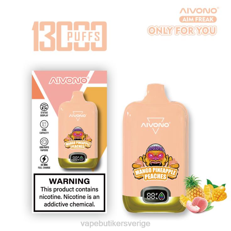 Vape Göteborg - Aivono AIM FREAK 13 000 mango ananas persikor B8B42250