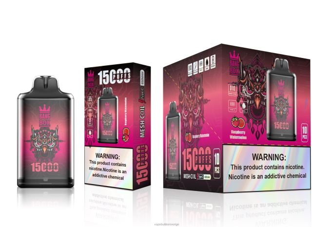 Vape Göteborg - Bang Box s1-15000 bloss hallon vattenmelon 2N2H0105