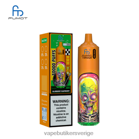 Vape Göteborg - Fumot Tornado 30k musik blåbärshallon JR86L5