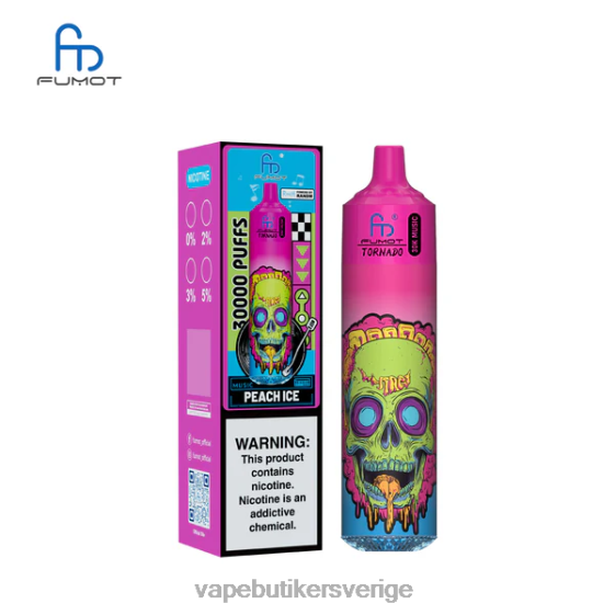 Vape Göteborg - Fumot Tornado 30k musik persika is JR86L20
