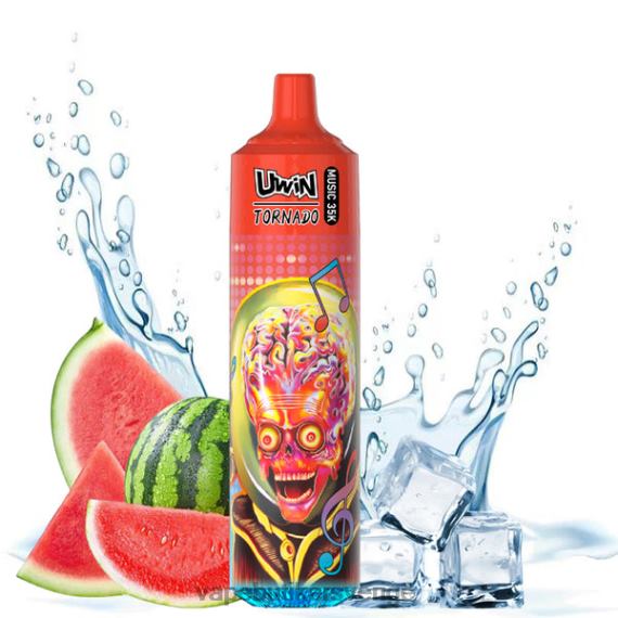 Vape Göteborg - UWIN CRYSTAL 35k engångsvape vattenmelon is 2HR4V20