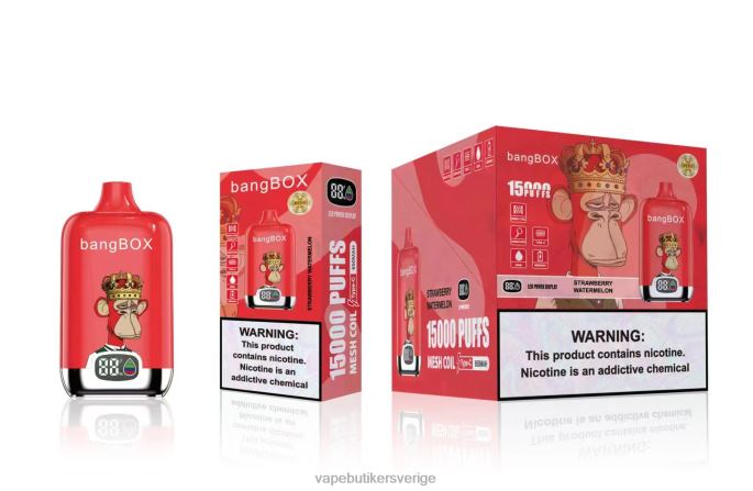 Vape Juice - Bang Box 15 000 bloss jordgubbsvattenmelon 2N2H047