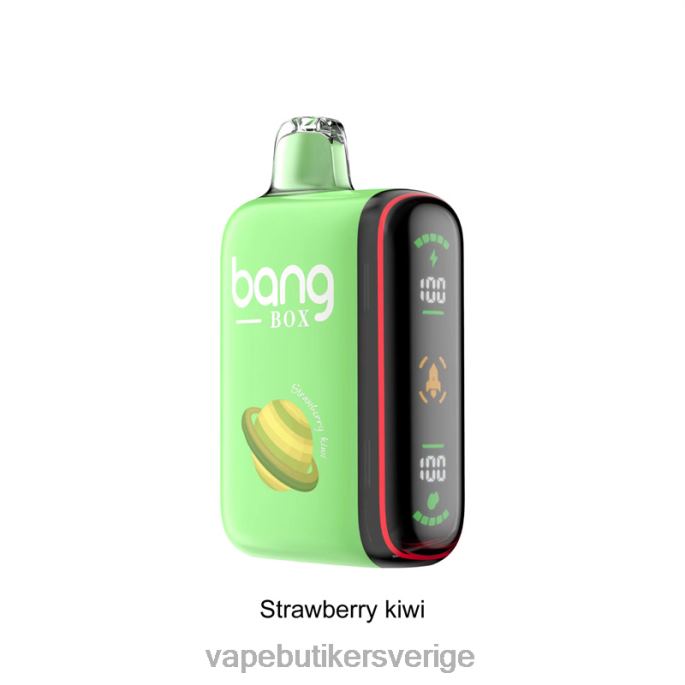 Vape Juice - Bang Box 9000-18000 puffar intelligent kraftdisplay jordgubbskiwi 2N2H027