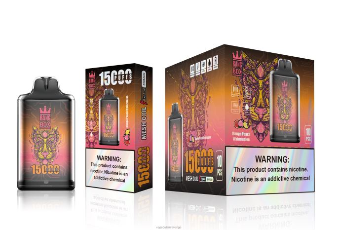 Vape Juice - Bang Box s1-15000 bloss mango persika vattenmelon 2N2H0107