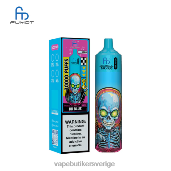 Vape Juice - Fumot Tornado 30k musik dr blå JR86L12