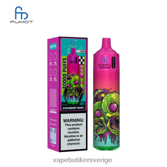 Vape Juice - Fumot Tornado 30k musik jordgubbsdruva JR86L27