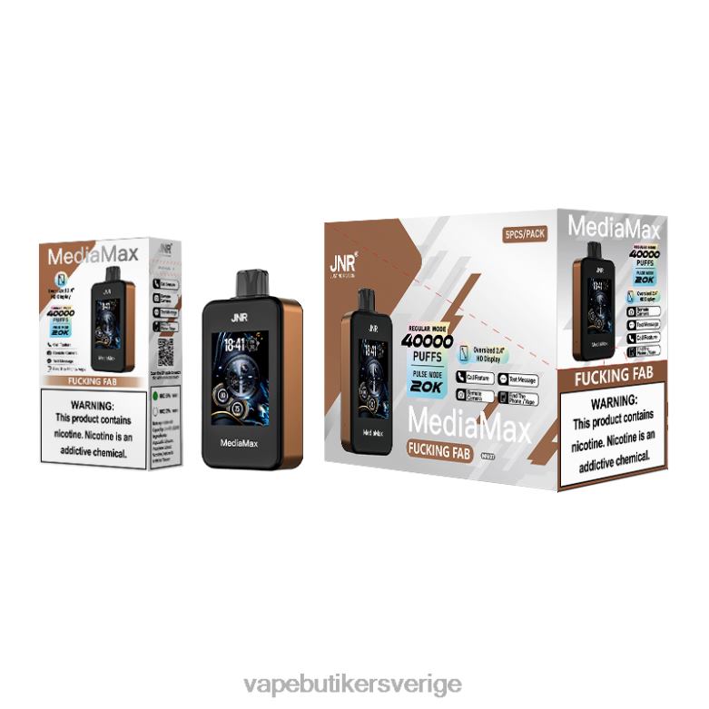 Vape Smaker 2L8J813 JNR MediaMax 40k puff jävla fab
