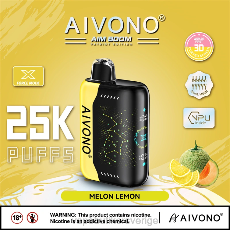 Vape Smaker - Aivono AIM BOOM 25 000 melon citron B8B42348