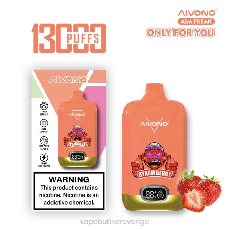 Vape Smaker - Aivono AIM FREAK 13 000 jordgubbe B8B42243