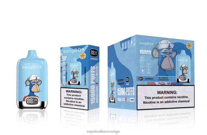 Vape Smaker - Bang Box 15 000 bloss blåbärsjordgubbe 2N2H038
