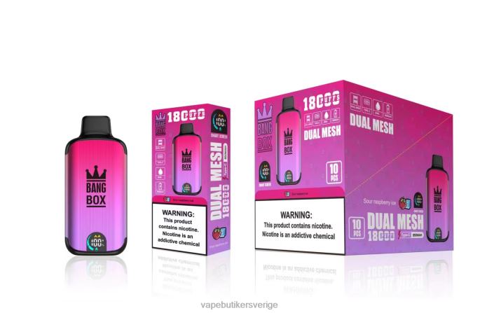 Vape Smaker - Bang Box 18 000 bloss syrlig hallonis 2N2H098