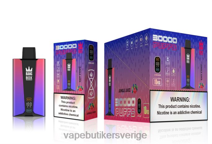 Vape Smaker - Bang Box 30 000 puffar smart skärm djungeljuice 2N2H078