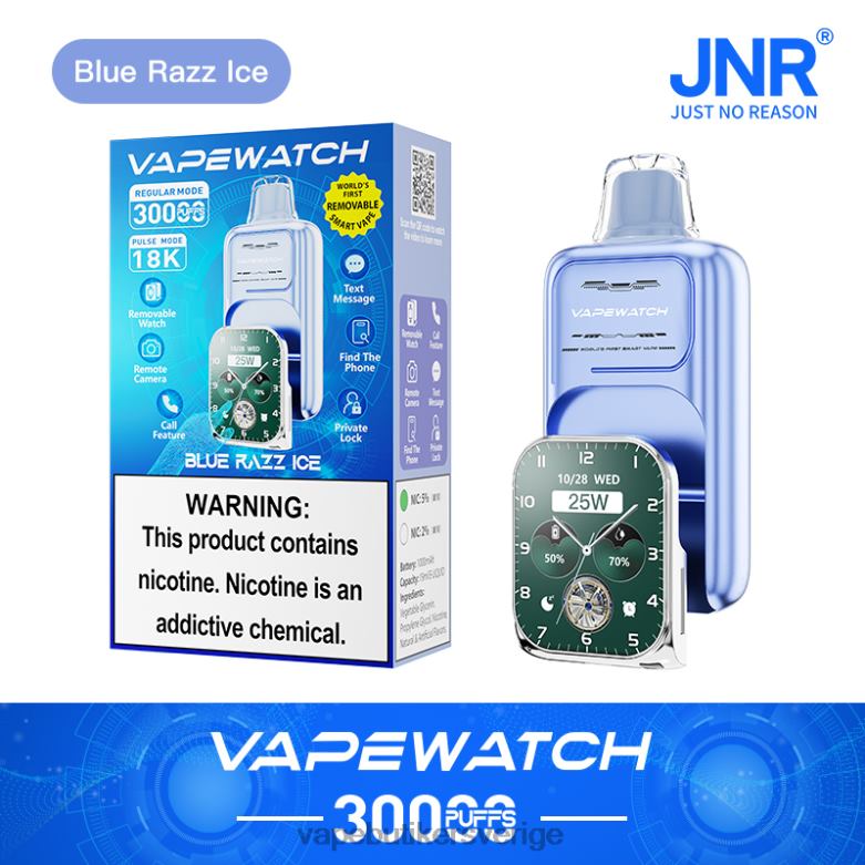 Vape Sverige 2L8J811 JNR vape klocka blå razz is