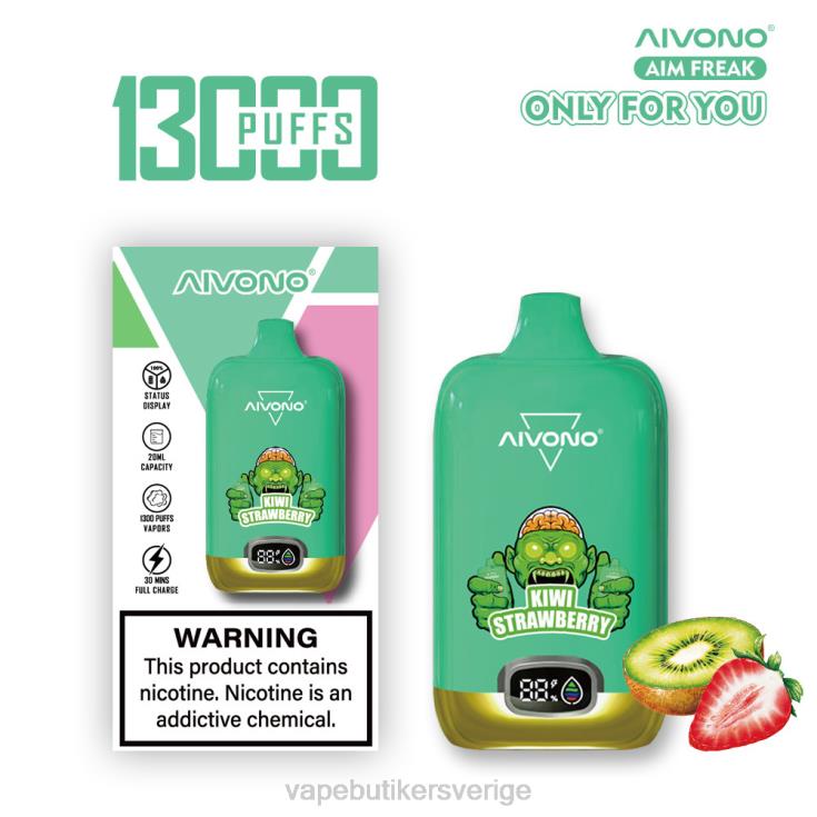Vape Sverige - Aivono AIM FREAK 13 000 kiwi jordgubbe B8B42246