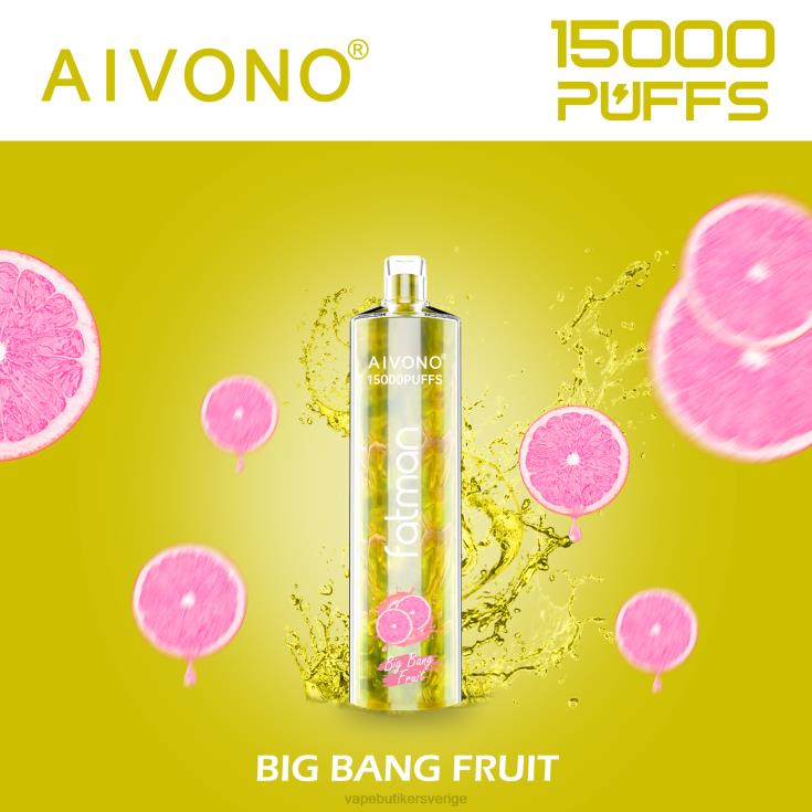 Vape Sverige - Aivono FATMAN 15 000 big bang frukt B8B4216