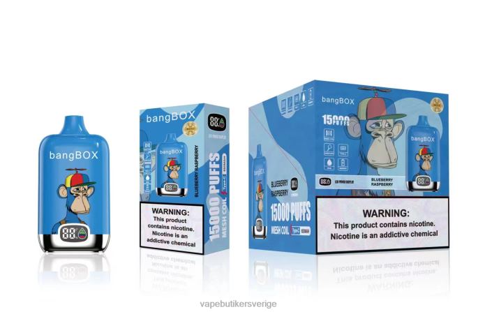 Vape Sverige - Bang Box 15 000 bloss blåbärshallon 2N2H046