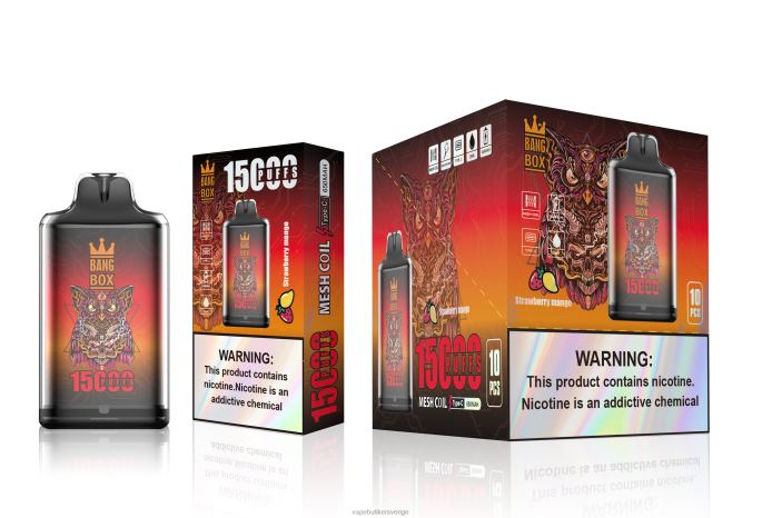Vape Sverige - Bang Box s1-15000 bloss jordgubbsmango 2N2H0101