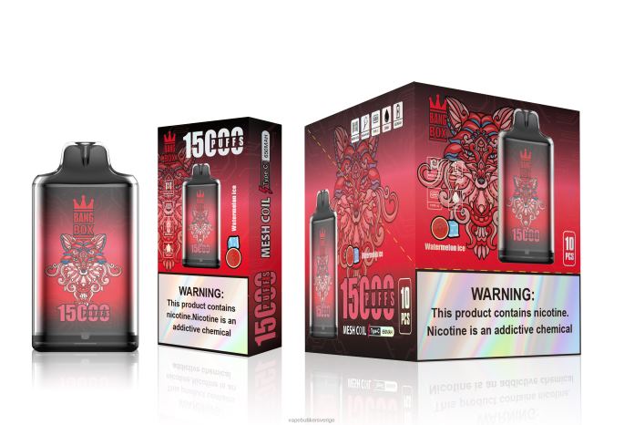 Vape Sverige - Bang Box s1-15000 bloss vattenmelon is 2N2H0106