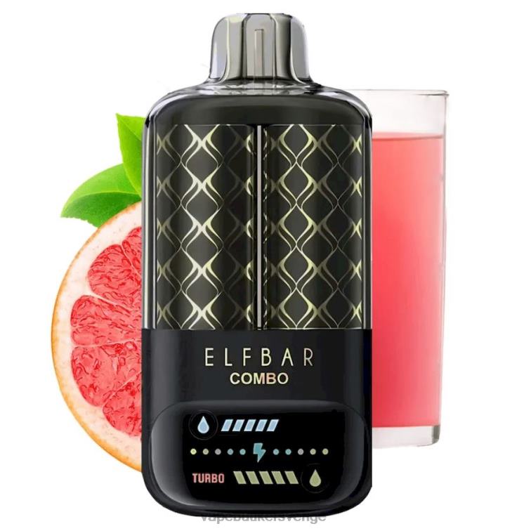 Vape Sverige - Elf Bar Combo 25 000 rosa lemonad och grapefrukt 8TPD811