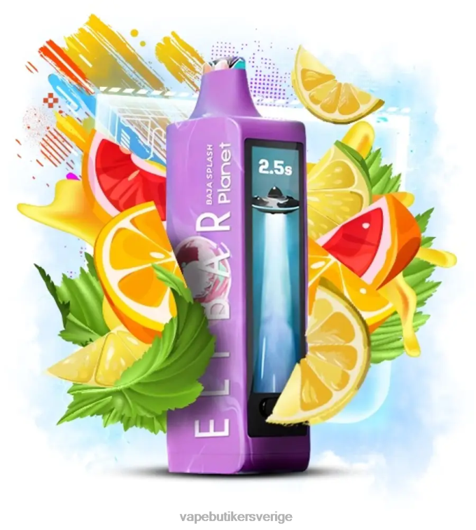 Vape Sverige - Elf Bar Planet 25 000 baja plask 8TPD826