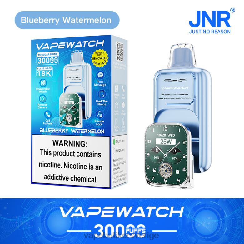 Vape Utan Nikotin 2L8J84 JNR vape klocka blåbär vattenmelon